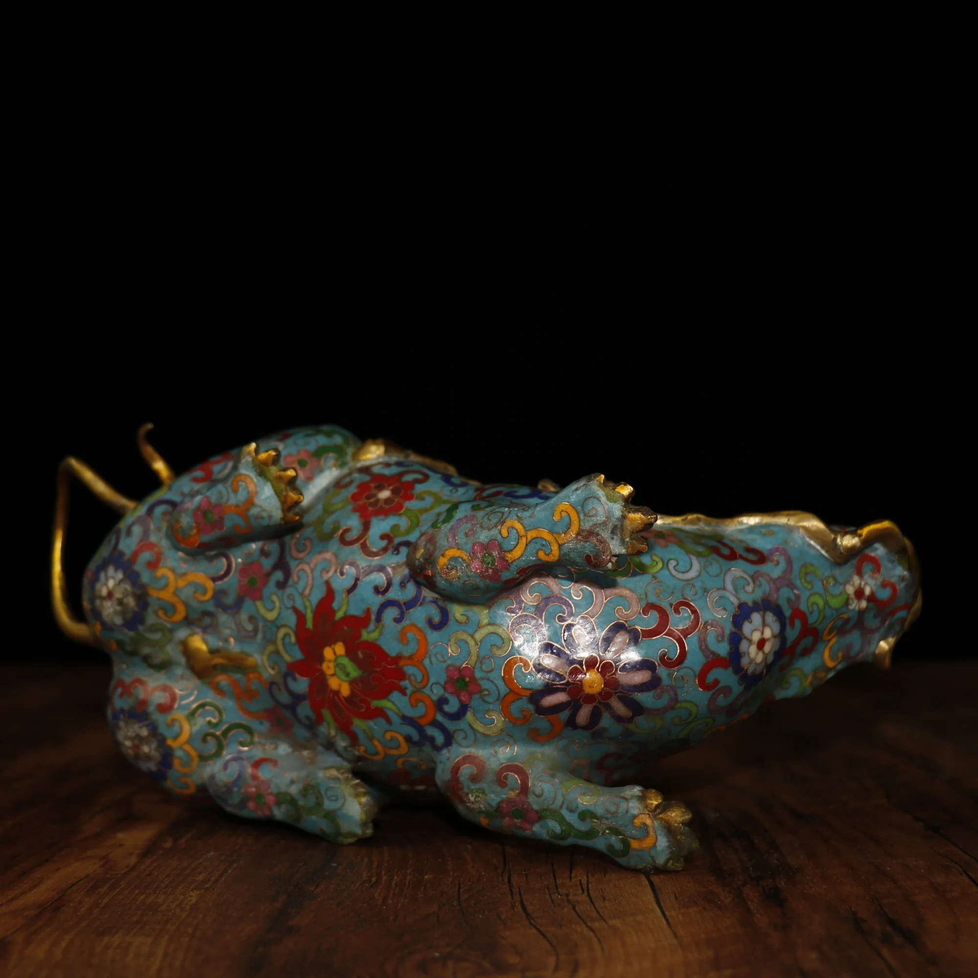 Home Decor 12" Tibet Buddhism Temple Old Bronze Cloisonne Zodiac Rat Statue Chinese Year of the Rat Money Lucky Rat
Home Decor 12" Tibet Buddhism Temple Old Bronze Cloisonne Zodiac Rat Statue Chinese Year of the Rat Money Lucky Rat