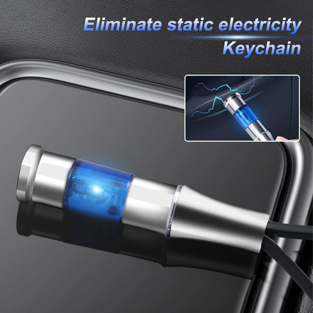 Car Anti-static Rod Car Body Static Eliminator Discharger Winter Electrostatic Discharger Keychain With LED Light High Voltage
Car Anti-static Rod Car Body Static Eliminator Discharger Winter Electrostatic Discharger Keychain With LED Light High Voltage