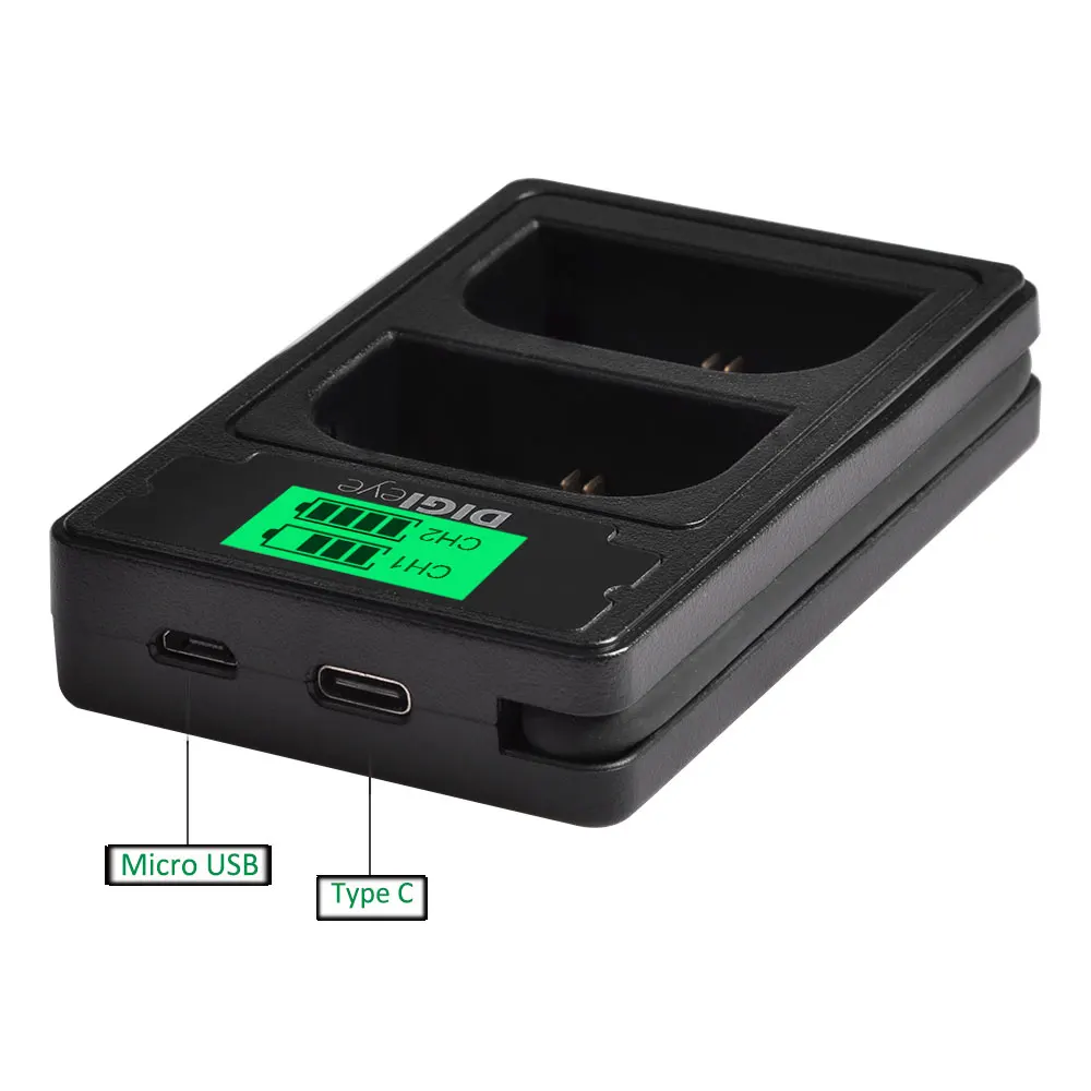 LP-E6 LP E6N Battery+Dual LCD Charger Compatible with 5D Mark II, III, IV, 5DS, 5DS R, 6D, 60D,6D Mark II, 7D, 7D Mark II,70D
LP-E6 LP E6N Battery+Dual LCD Charger Compatible with 5D Mark II, III, IV, 5DS, 5DS R, 6D, 60D,6D Mark II, 7D, 7D Mark II,70D