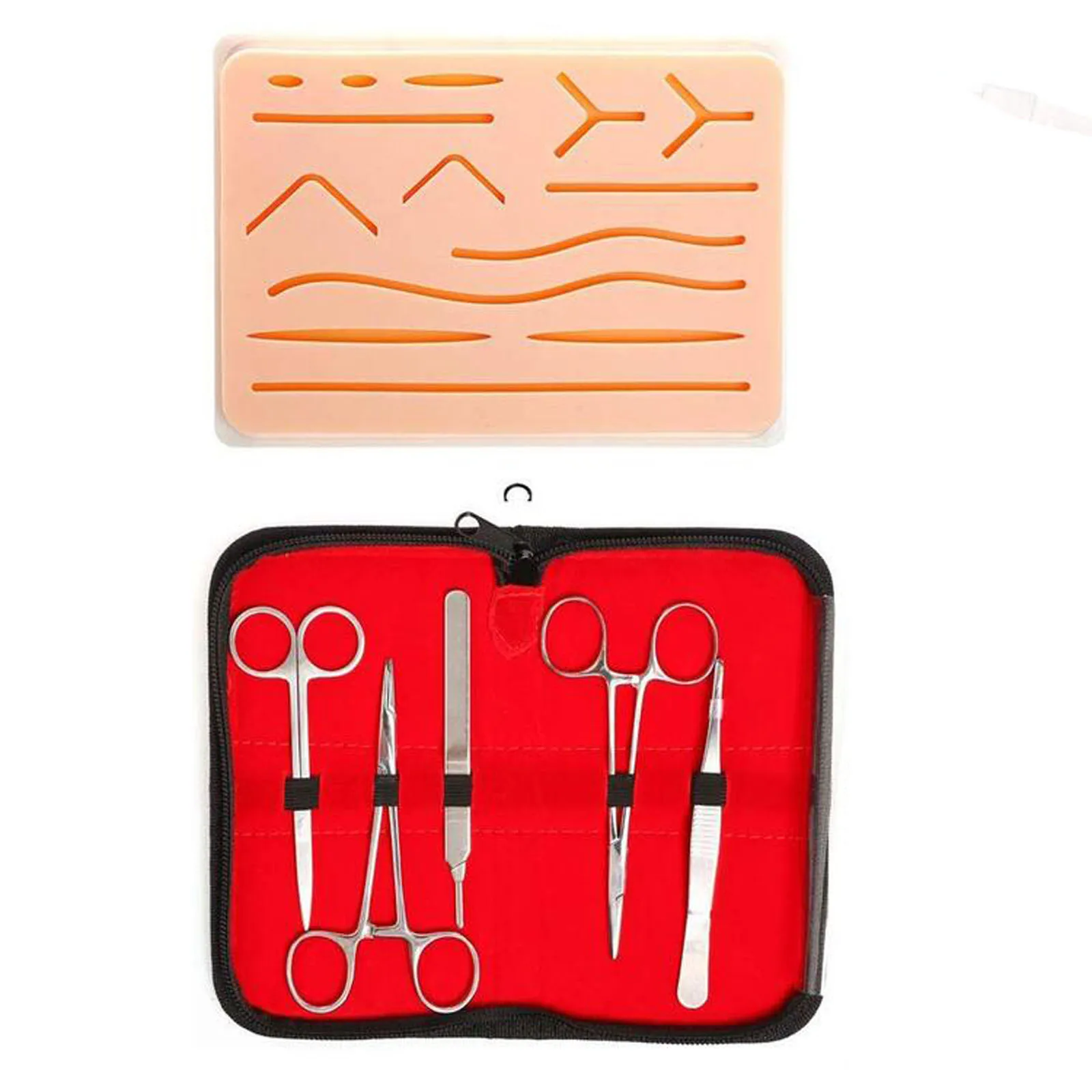 Suture Wounds Practice Kit For Students Suture Kit Includes Tool Kit Educational Pretend toys that Cultivate Children's Interest
Suture Wounds Practice Kit For Students Suture Kit Includes Tool Kit Educational Pretend toys that Cultivate Children's Interest