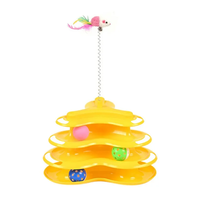 New Three Levels Pet Cat Toy Tower Turntable Automatic Feather Interaction Funny Cats Stick Training Amusement Cats Supplies
New Three Levels Pet Cat Toy Tower Turntable Automatic Feather Interaction Funny Cats Stick Training Amusement Cats Supplies