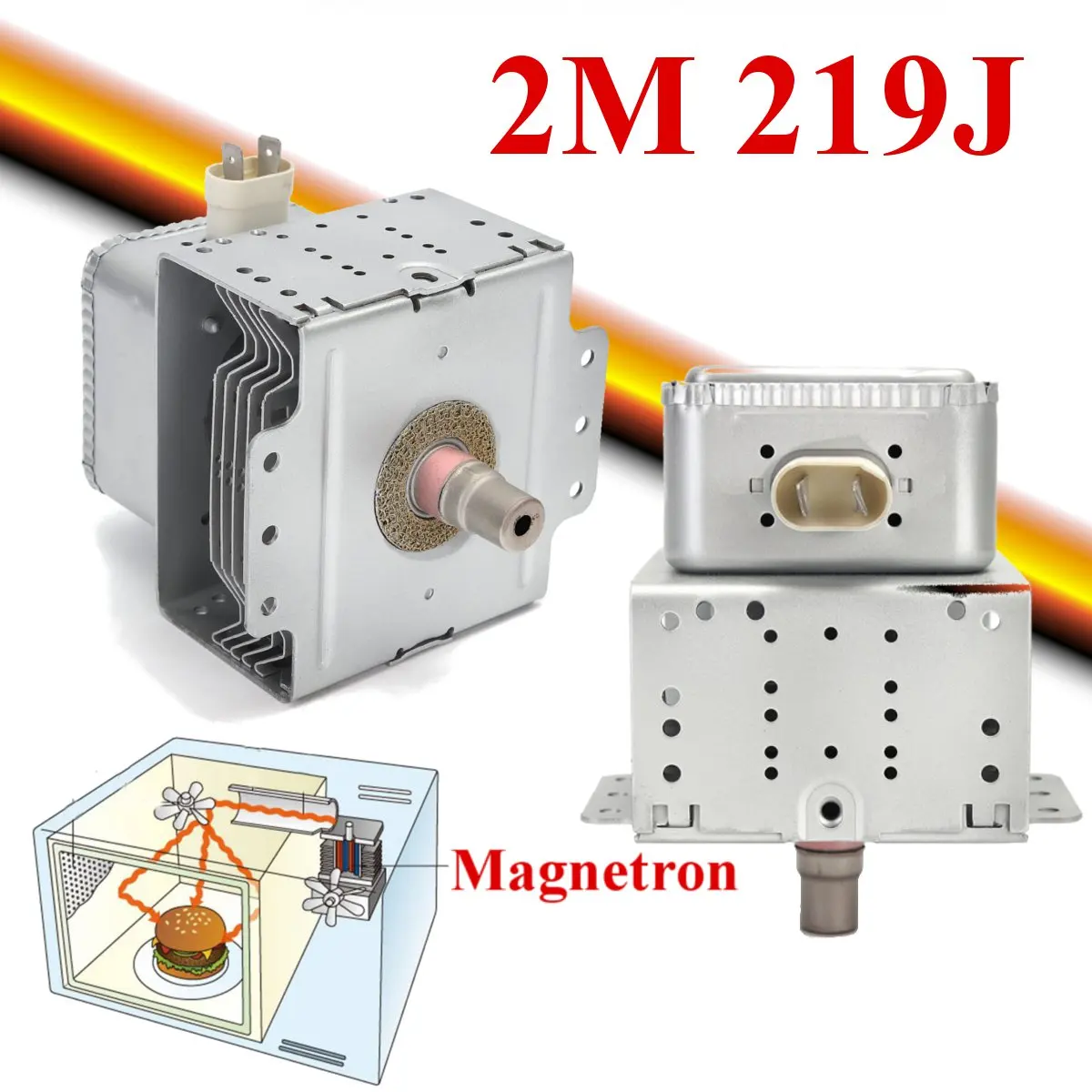 

1pcs Microwave Oven Magnetron WITOL 2M219J for Midea Galanz Microwave Parts Original Replacement Spare Parts Accessories