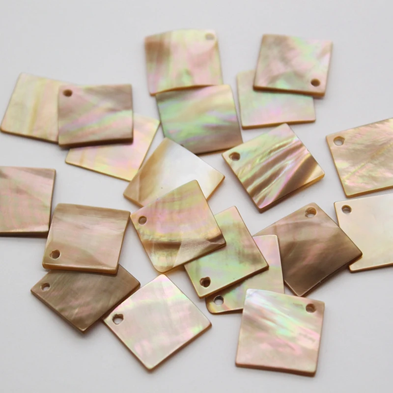( High Quality New ) 15MM Square 100% Pure Natural Yellow Shell Jewelry Loose Beads Charms Diy Making Findings
( High Quality New ) 15MM Square 100% Pure Natural Yellow Shell Jewelry Loose Beads Charms Diy Making Findings