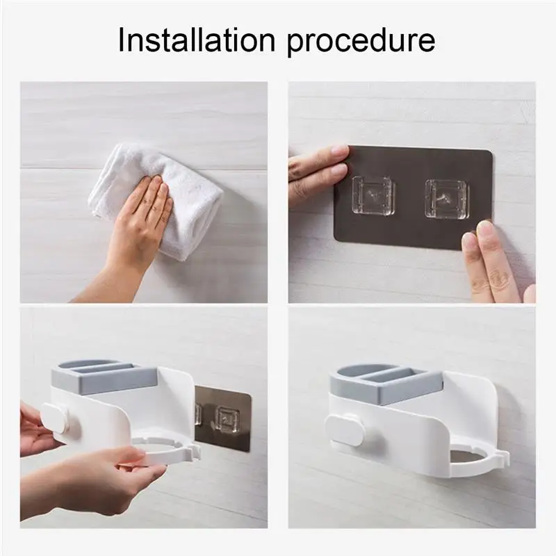 Wall Mounted Hair Dryer Holder Bathroom Shelves Storage Rack Organizer Wall Shelf For Bathroom Accessories
Wall Mounted Hair Dryer Holder Bathroom Shelves Storage Rack Organizer Wall Shelf For Bathroom Accessories