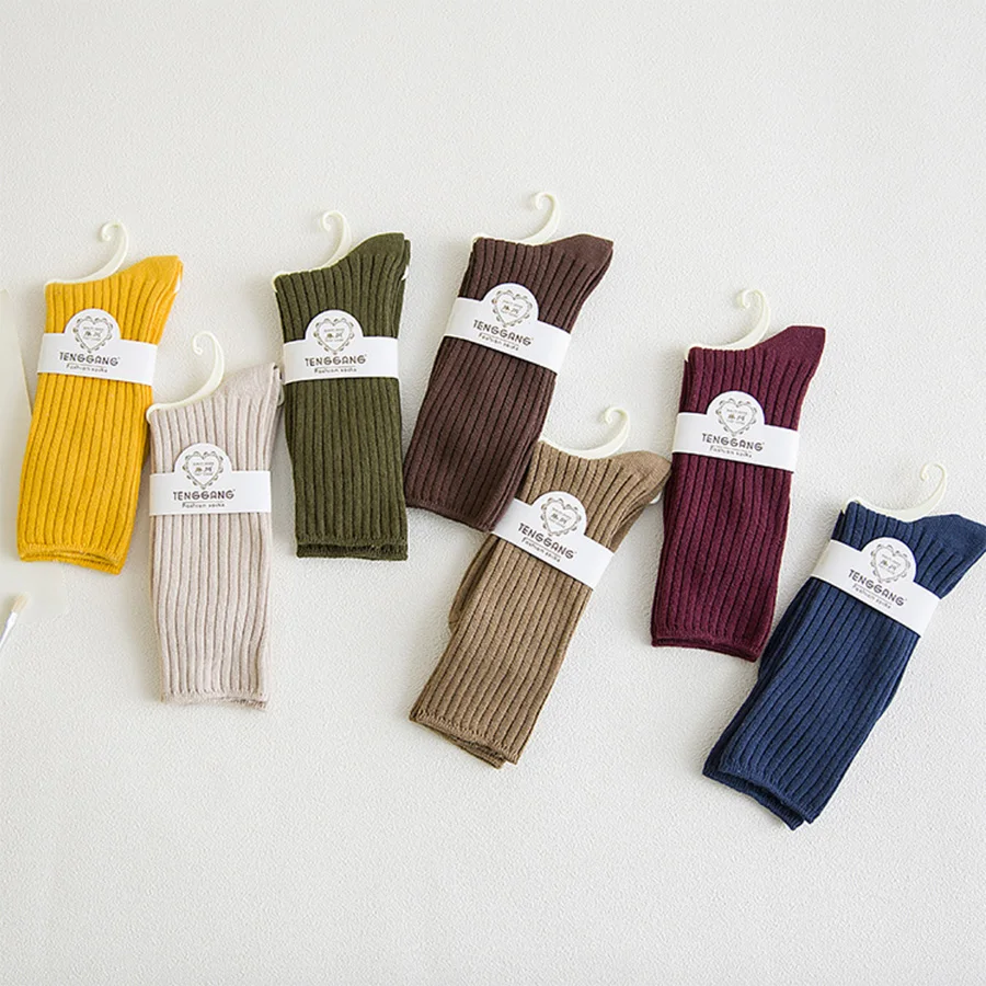 Cotton Women Socks 10 Solid Colors Black Khaki Beige Pink Casual Harajuku Female Crew Sock Spring Summer Autumn Style
Cotton Women Socks 10 Solid Colors Black Khaki Beige Pink Casual Harajuku Female Crew Sock Spring Summer Autumn Style