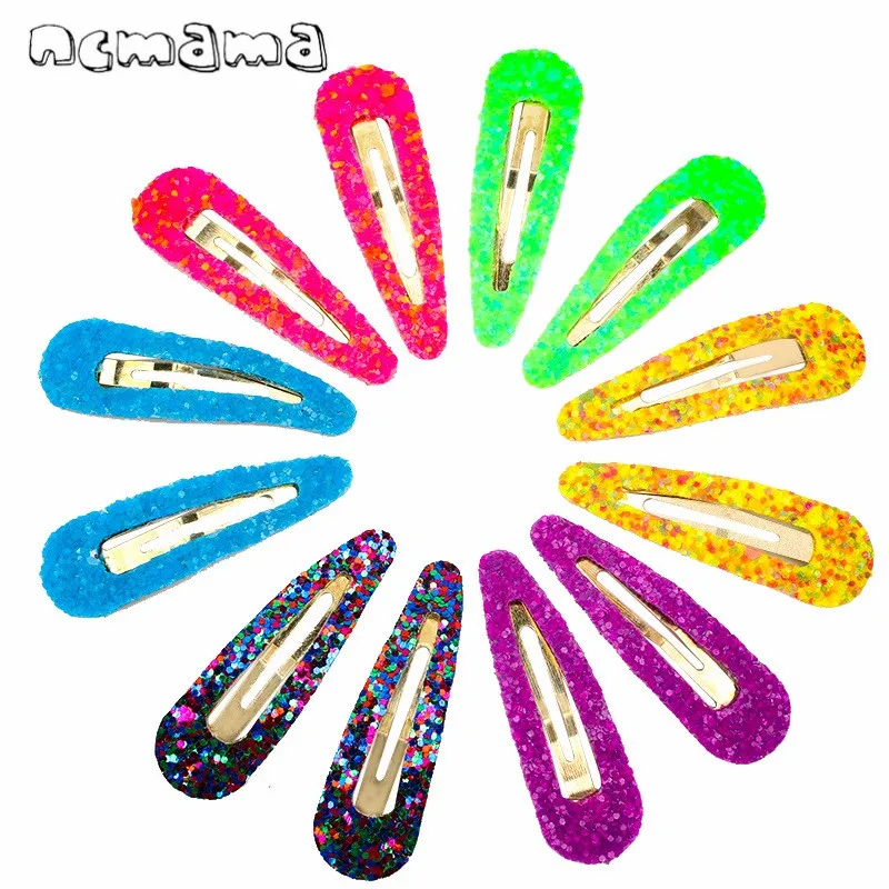 ncmama 12pcs/lot Korean Glitter Snap Hair Clips for Girls Hairgrips Metal Barrettes Hairpin for Children Kids Hair Accessories
ncmama 12pcs/lot Korean Glitter Snap Hair Clips for Girls Hairgrips Metal Barrettes Hairpin for Children Kids Hair Accessories