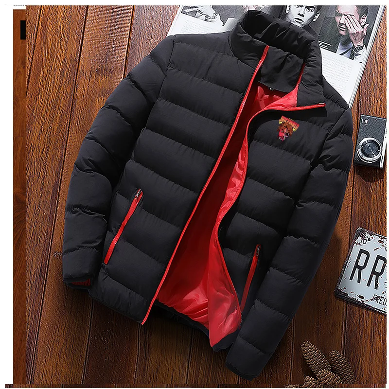 Мужская хлопковая куртка с принтом и логотипом бренда на молнии, удобный свитер с капюшоном, новая спортивная куртка из чистой шерсти в студ...
Мужская хлопковая куртка с принтом и логотипом бренда на молнии, удобный свитер с капюшоном, новая спортивная куртка из чистой шерсти в студ...