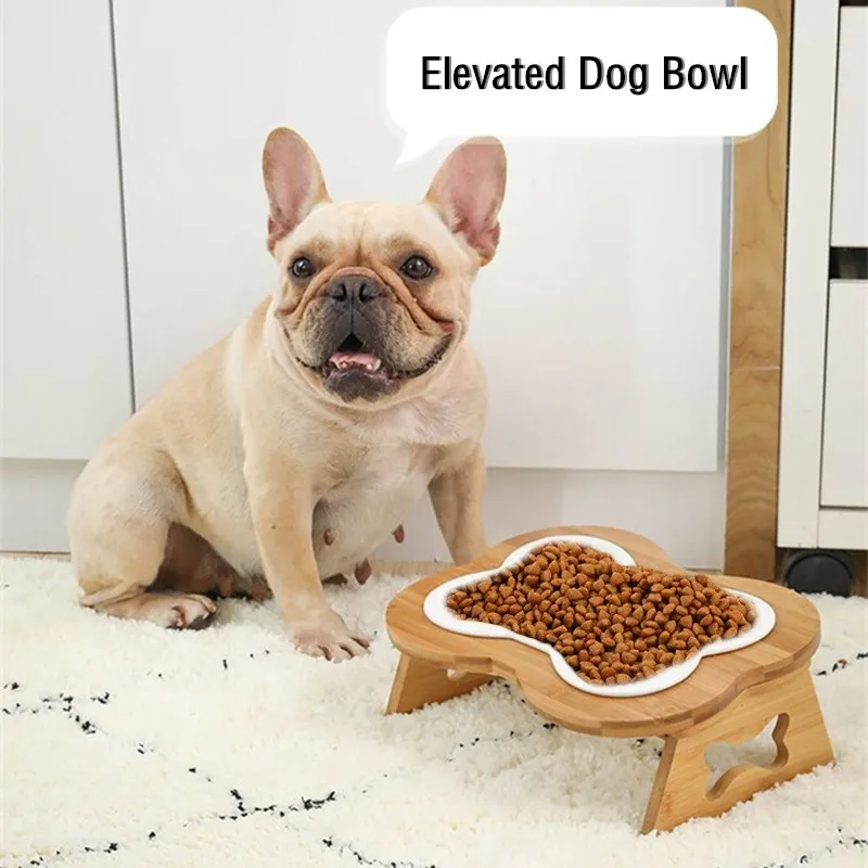 Raised Pet Bowls Bamboo Elevated Dog Cat Food and Water Bowls Stand Feeder with Ceramic Bowl Pet Feeder Supplies
Raised Pet Bowls Bamboo Elevated Dog Cat Food and Water Bowls Stand Feeder with Ceramic Bowl Pet Feeder Supplies