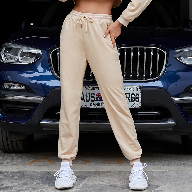Pants ins wind casual elastic lacing solid color casual pants sports pants for women
Pants ins wind casual elastic lacing solid color casual pants sports pants for women