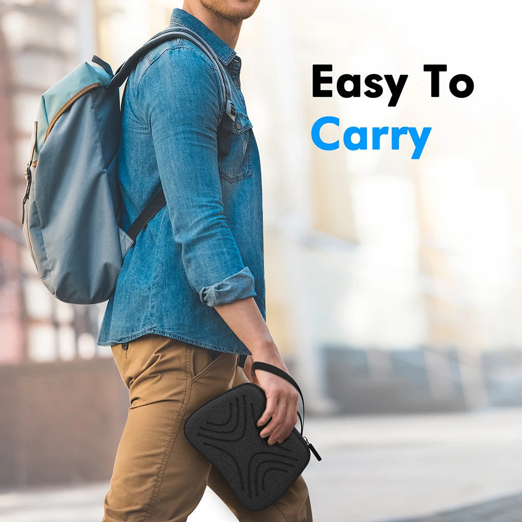 Carrying Case Compatible w/ PS5 Travel Bag Portable Storage Bag, Shockproof Hard Shell Protective Case Compatible w/ PS5
Carrying Case Compatible w/ PS5 Travel Bag Portable Storage Bag, Shockproof Hard Shell Protective Case Compatible w/ PS5