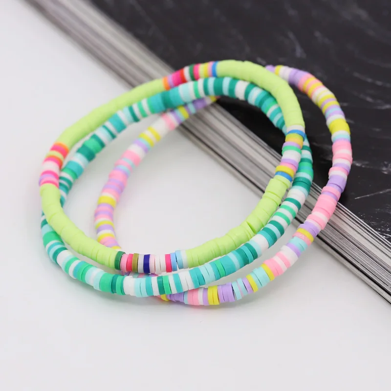 Fashion Women's Bracelet Multi-layer Combination Colorful Clay Beads Boho Bracelet Beach Wrist Jewelry Female Girls Gifts
Fashion Women's Bracelet Multi-layer Combination Colorful Clay Beads Boho Bracelet Beach Wrist Jewelry Female Girls Gifts