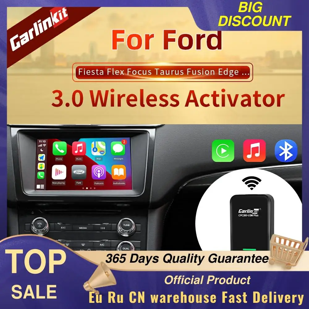 Carlinkit 3.0 Apple CarPlay Wireless Dongle Adapter For Ford Focus Escape Fusion Taurus Mustang Fiesta Sync3 Edge Everest IOS 14
Carlinkit 3.0 Apple CarPlay Wireless Dongle Adapter For Ford Focus Escape Fusion Taurus Mustang Fiesta Sync3 Edge Everest IOS 14