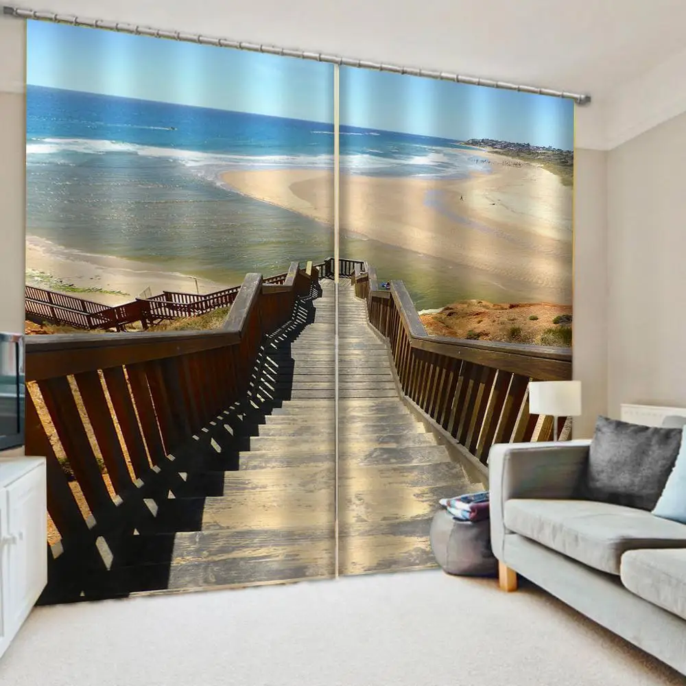 Luxury Blackout 3D Window Curtains For Living Room Morden woods seaside curtains nature scenery curtain
Luxury Blackout 3D Window Curtains For Living Room Morden woods seaside curtains nature scenery curtain