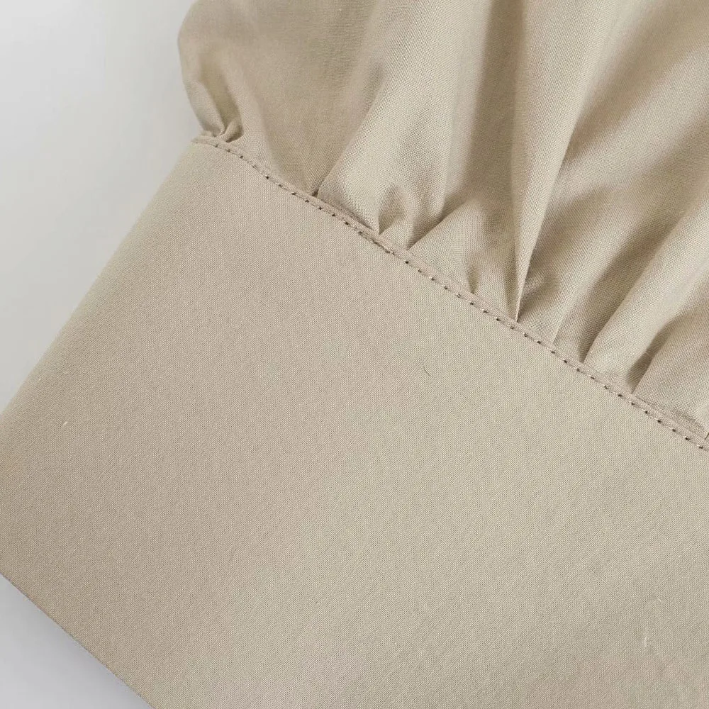 2021 spring new women's lapel single-breasted casual fashion high waist vest sleeveless khaki cotton crop top
2021 spring new women's lapel single-breasted casual fashion high waist vest sleeveless khaki cotton crop top