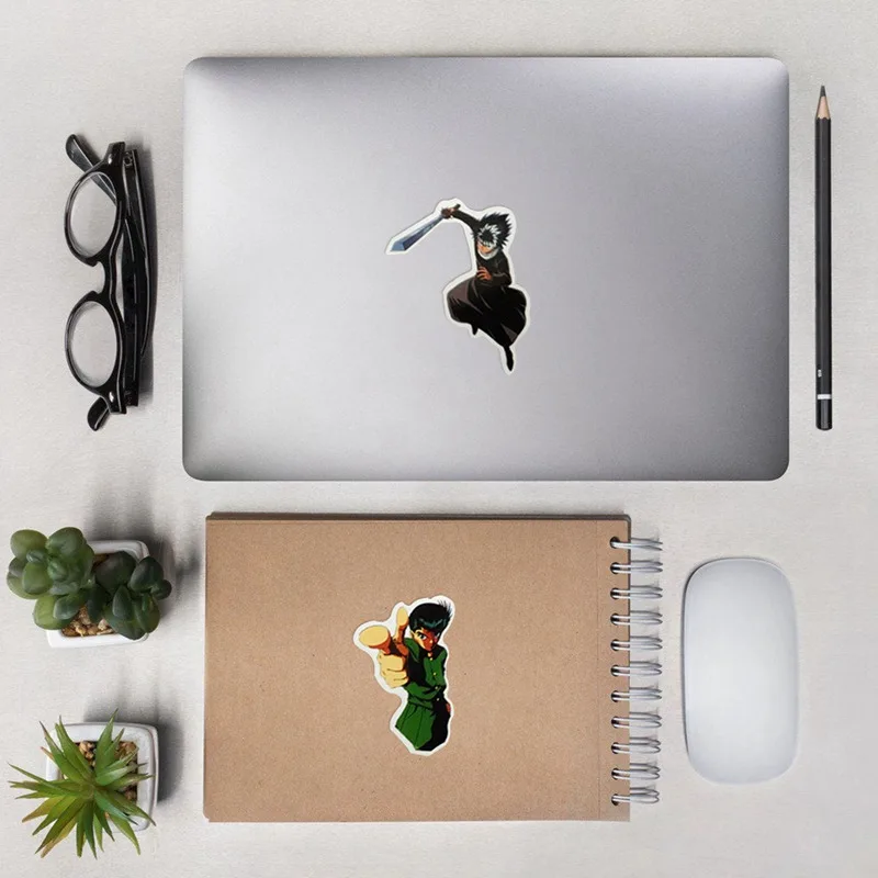 50PCS Anime YuYu Hakusho Stickers Cartoon Sticker For Laptop Computer Skateboard Luggage Urameshi Yuusuke Kuwabara Toy Stickers
50PCS Anime YuYu Hakusho Stickers Cartoon Sticker For Laptop Computer Skateboard Luggage Urameshi Yuusuke Kuwabara Toy Stickers