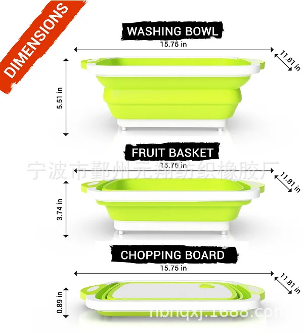 Multifunctional Folding Wash Dishes Vegetables Board Cut Three In One Chopping Board Vegetable Kitchen Tool Set
Multifunctional Folding Wash Dishes Vegetables Board Cut Three In One Chopping Board Vegetable Kitchen Tool Set