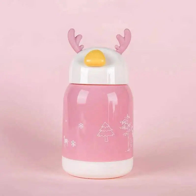 Creative Antler Water Cup Cute Cartoon Double Glass Annual Meeting Gift 
Creative Antler Water Cup Cute Cartoon Double Glass Annual Meeting Gift