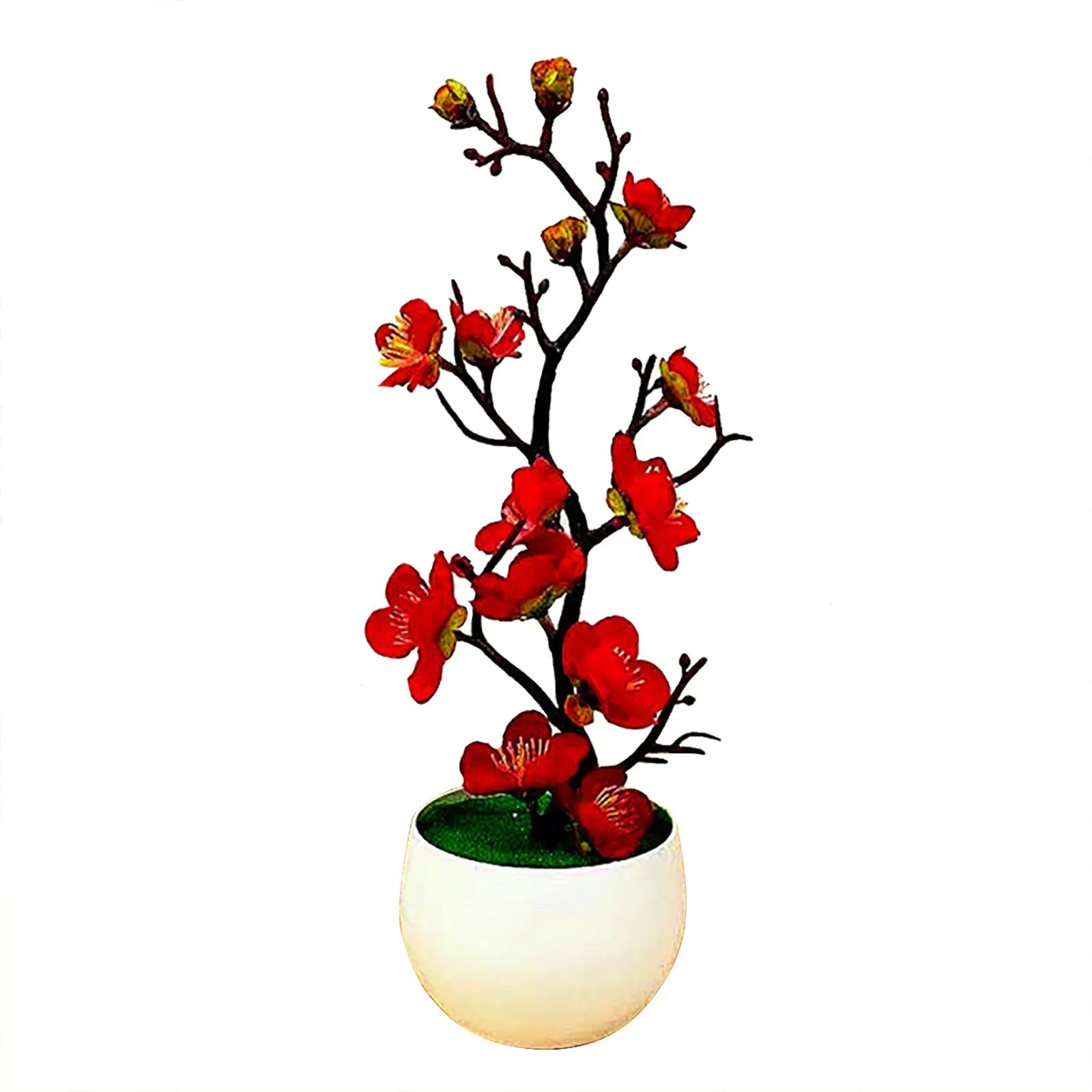 Plum Cherry Blossoms Artificial Silk Flowers Pot Plant Plastic Branch For Party Wedding Diy Home Table Decor Fake Flowers
Plum Cherry Blossoms Artificial Silk Flowers Pot Plant Plastic Branch For Party Wedding Diy Home Table Decor Fake Flowers
