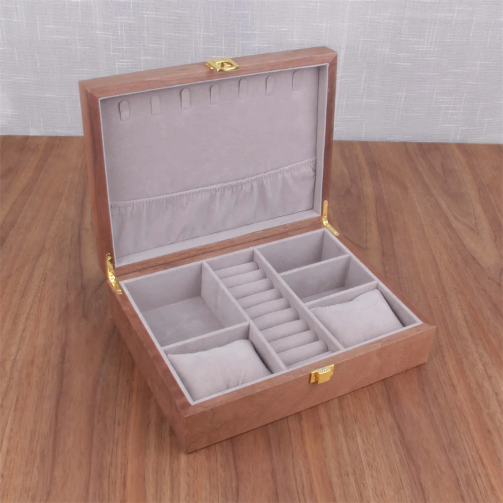 New Wooden Jewelry Box Organizer Storage Bracelet Earring Necklace Ring Watch Pendant Jewelry Storage Display Case Gift Box
New Wooden Jewelry Box Organizer Storage Bracelet Earring Necklace Ring Watch Pendant Jewelry Storage Display Case Gift Box