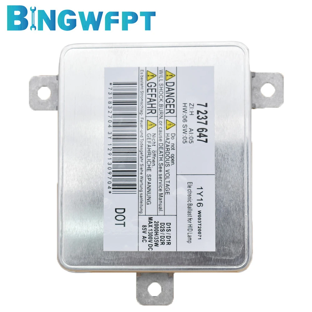 HID Xenon Ballast 7237647 W003T2007 For Mitsubishi For BMW E90 F10 F11 F01 F07 D1S D1R D2S D2R
HID Xenon Ballast 7237647 W003T2007 For Mitsubishi For BMW E90 F10 F11 F01 F07 D1S D1R D2S D2R