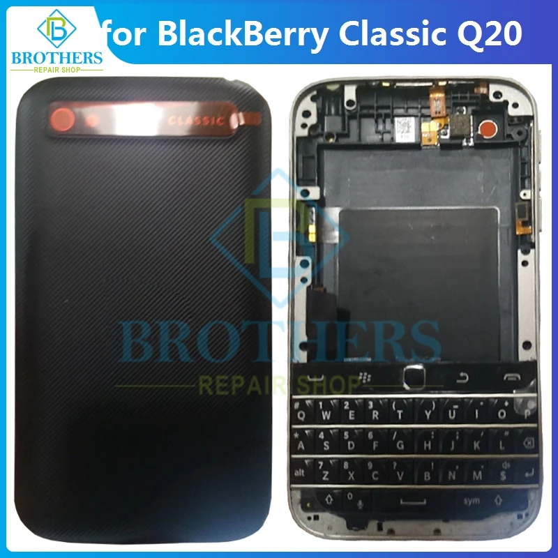 Полный комплект для BlackBerry Classic Q20, задняя крышка, корпус батарейного отсека + передняя рамка + клавиатура для BlackBerry Q20, запчасти для телефонов, ...
Полный комплект для BlackBerry Classic Q20, задняя крышка, корпус батарейного отсека + передняя рамка + клавиатура для BlackBerry Q20, запчасти для телефонов, ...