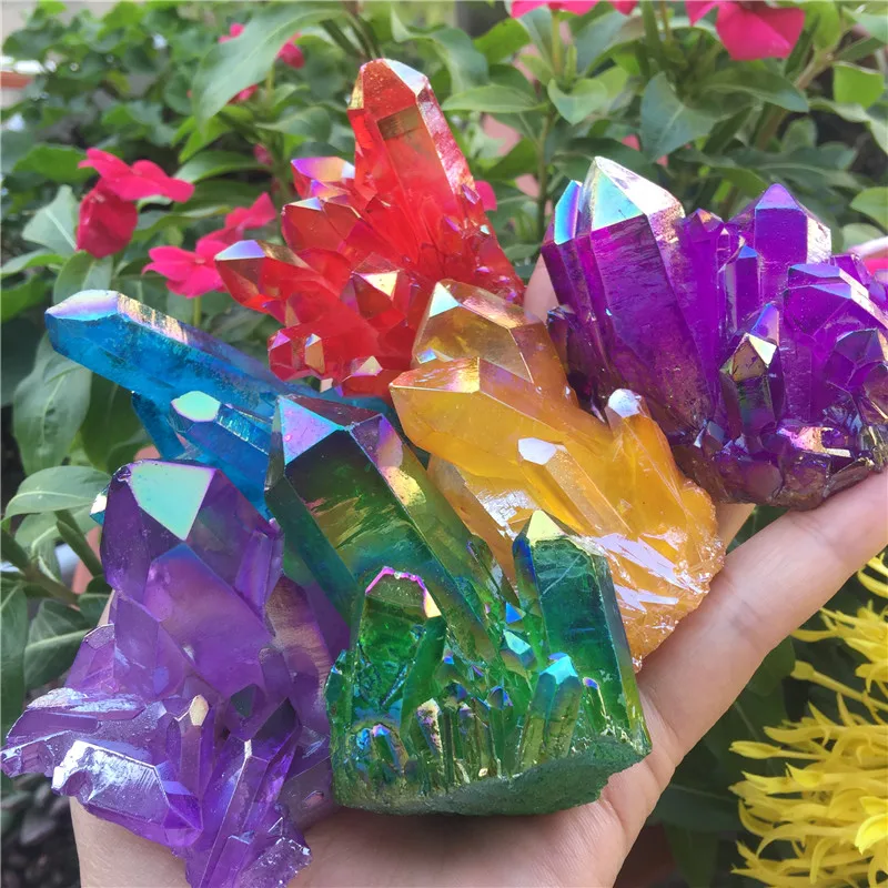1pcs Natural Crystal Quartz Rare Beautiful Flame Aura Quartz Crystal Cluster Ore Mineral Healing Specimens Random Delivery
1pcs Natural Crystal Quartz Rare Beautiful Flame Aura Quartz Crystal Cluster Ore Mineral Healing Specimens Random Delivery