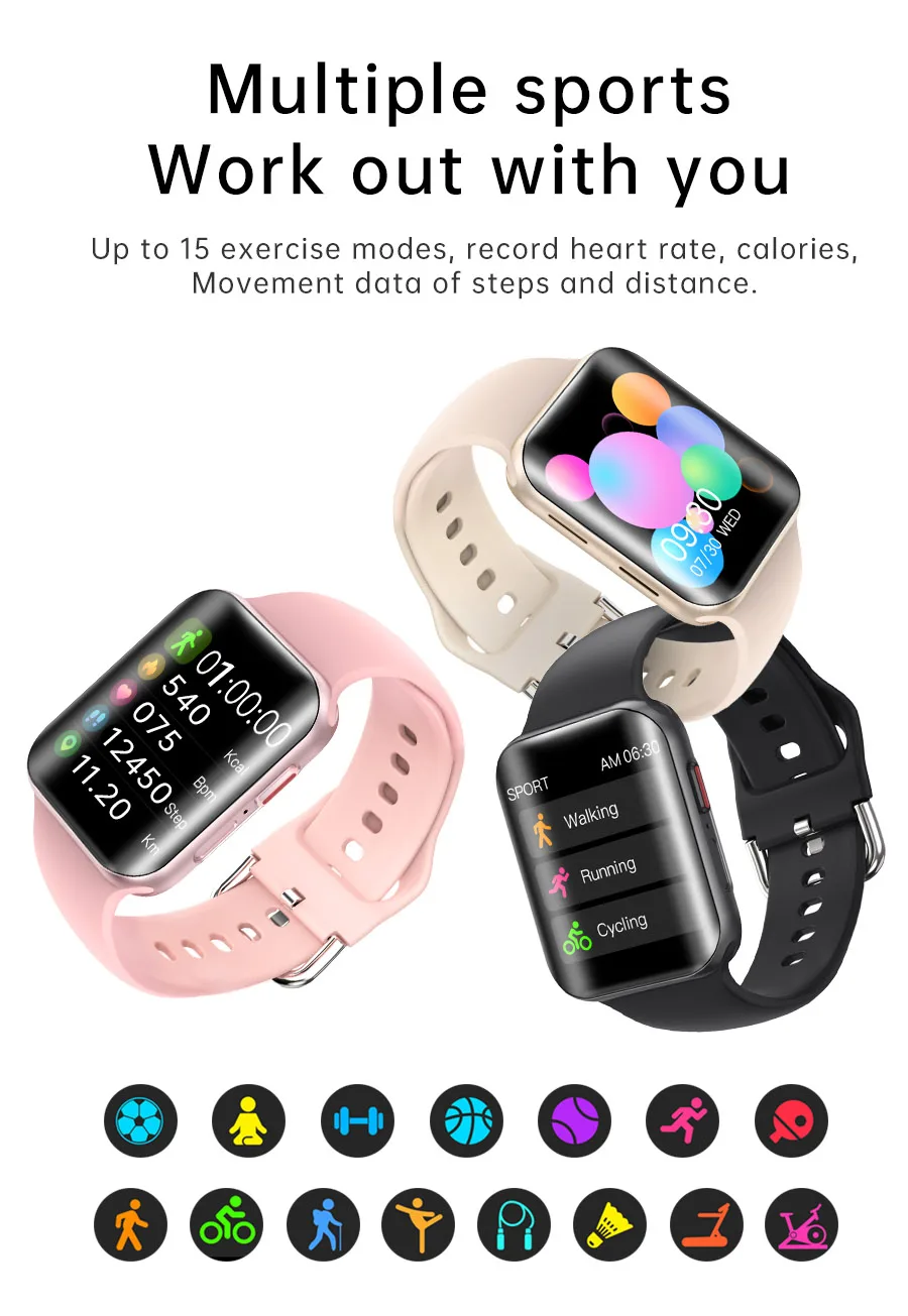 Original T68 Smart Watch Fitness Men Women Connect Ip67 Waterproof Wristband Heart Rate Sleep Sport Alarm Clock Smartwatch
Original T68 Smart Watch Fitness Men Women Connect Ip67 Waterproof Wristband Heart Rate Sleep Sport Alarm Clock Smartwatch