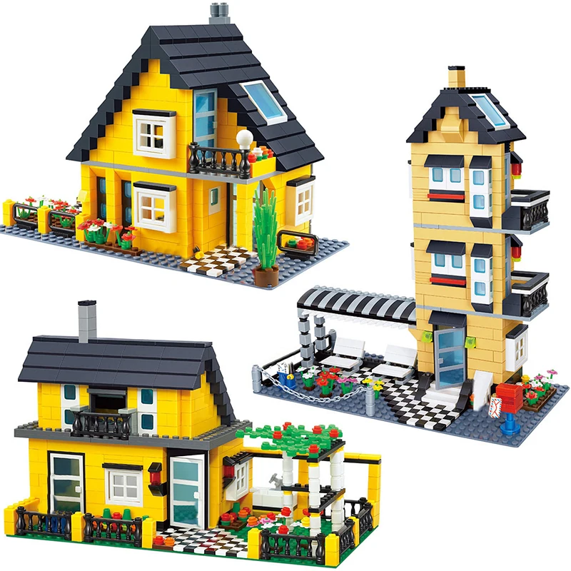 Wange City Architecture Villa Modular House Street View Building Blocks Friends Restaurant Shop Hotel Creative Educational Toys
Wange City Architecture Villa Modular House Street View Building Blocks Friends Restaurant Shop Hotel Creative Educational Toys