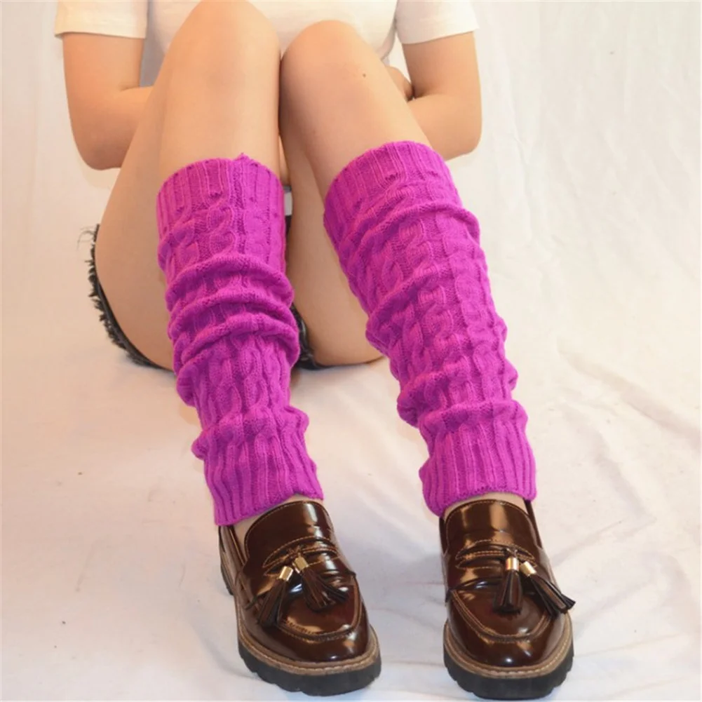 Women Winter Warm Leg Warmers Solid Color Knitted Socks Crochet Long Boots Stockings 1 Pair Japanese Knee Pads For Girls
Women Winter Warm Leg Warmers Solid Color Knitted Socks Crochet Long Boots Stockings 1 Pair Japanese Knee Pads For Girls