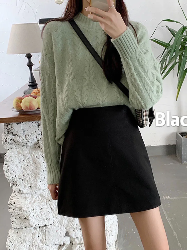 Skirts Womens Mini Skirts Autumn Winter New A-Line Short Skirt High Waist Slim Korean
Skirts Womens Mini Skirts Autumn Winter New A-Line Short Skirt High Waist Slim Korean