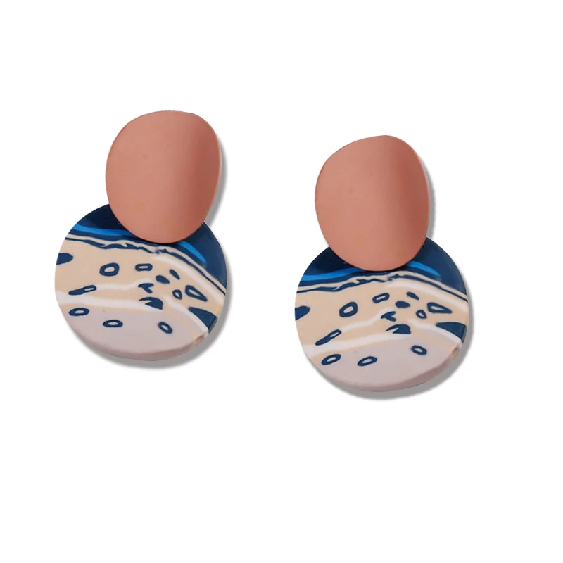 2020 Hot New Design Round Multicolor Graffiti Drop Earrings for Women Fashion Soft Clay Earring Statement Jewelry Gift Wholesale
2020 Hot New Design Round Multicolor Graffiti Drop Earrings for Women Fashion Soft Clay Earring Statement Jewelry Gift Wholesale