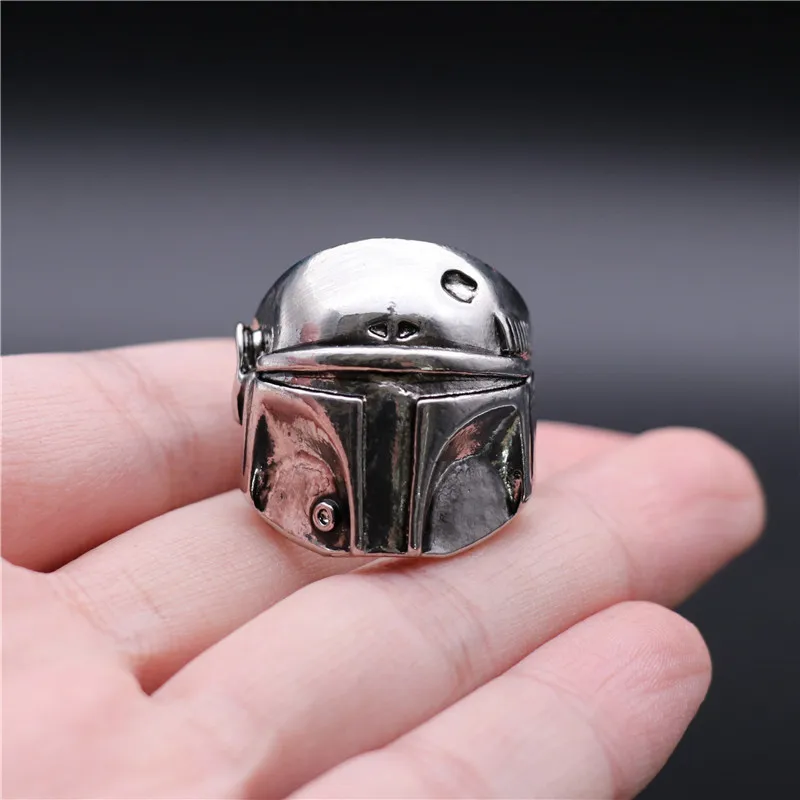 Movie Ring Cosplay Costumes Badge Accessories Black Knight Metal Punk Helmet Ring
Movie Ring Cosplay Costumes Badge Accessories Black Knight Metal Punk Helmet Ring
