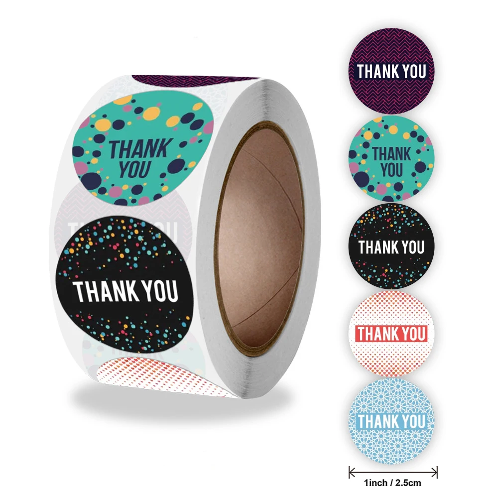 500pcs/roll 2.5cm Color Creative Thank You Sticerks Scrapbooking Diary DIY Decor Gift Wrapping Decorations Stickers
500pcs/roll 2.5cm Color Creative Thank You Sticerks Scrapbooking Diary DIY Decor Gift Wrapping Decorations Stickers