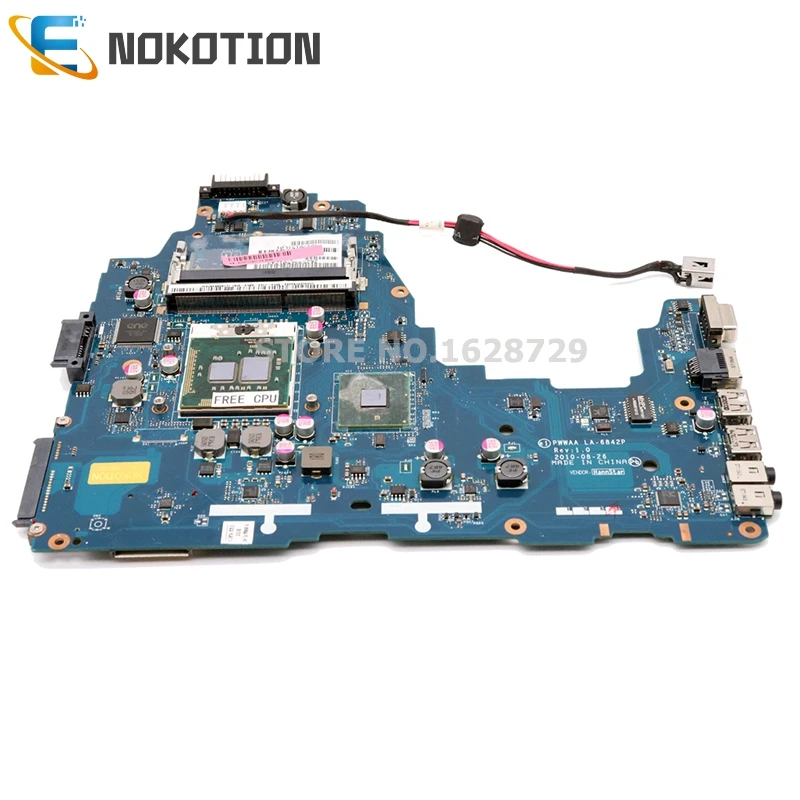 NOKOTION материнская плата для ноутбука TOSHIBA Satellite C660 материнская плата HM55 DDR3 K000111440 PWWAA LA-6842P Бесплатная процессор
NOKOTION материнская плата для ноутбука TOSHIBA Satellite C660 материнская плата HM55 DDR3 K000111440 PWWAA LA-6842P Бесплатная процессор