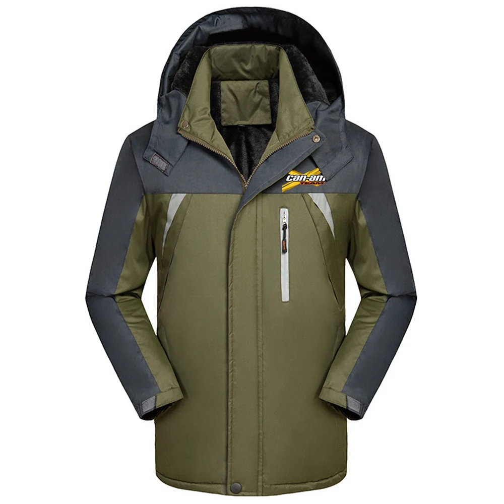 CAN-AM BRP Logo Zipper Pocket Waterproof Tactical Jackets Men's Fleece Lining Outdoor Jacket Stand up Coat Hoodie Windbreaker
CAN-AM BRP Logo Zipper Pocket Waterproof Tactical Jackets Men's Fleece Lining Outdoor Jacket Stand up Coat Hoodie Windbreaker