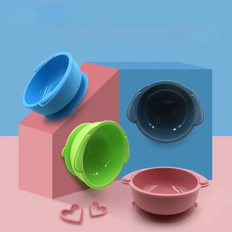 Korean Lovely Pure Color New Children's Silicone Suction Cup Cartoon Silicone Bowl Infant Complementary Food Training Bowl
Korean Lovely Pure Color New Children's Silicone Suction Cup Cartoon Silicone Bowl Infant Complementary Food Training Bowl