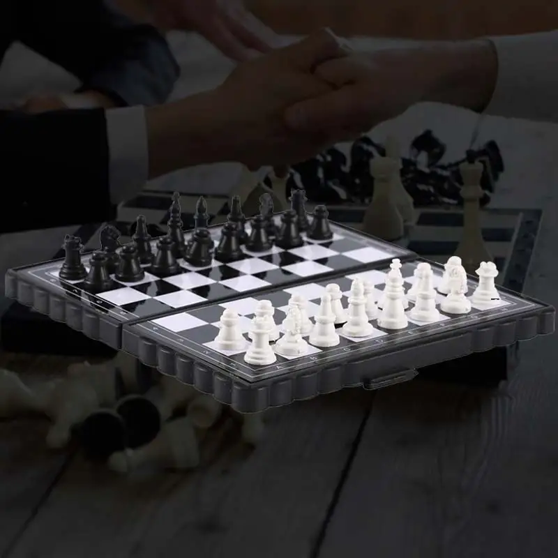 1set Mini International Chess Folding Magnetic Plastic Chessboard Board Game Portable Kid Toy Portable
1set Mini International Chess Folding Magnetic Plastic Chessboard Board Game Portable Kid Toy Portable