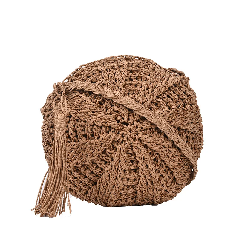 Summer Straw Weaving Fashion Ladies Shoulder Bag Women Cross-body Shoulder Bag Straw weaving Women Small Bucket bag Round Bag
Summer Straw Weaving Fashion Ladies Shoulder Bag Women Cross-body Shoulder Bag Straw weaving Women Small Bucket bag Round Bag
