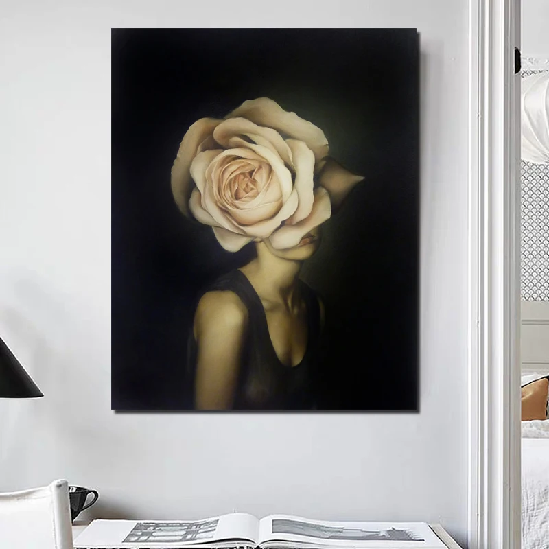 Nordic Poster Abstract Flower Girl Canvas Painting Print Living Room Home Decoration Modern Wall Art Oil Painting Poster Picture
Nordic Poster Abstract Flower Girl Canvas Painting Print Living Room Home Decoration Modern Wall Art Oil Painting Poster Picture