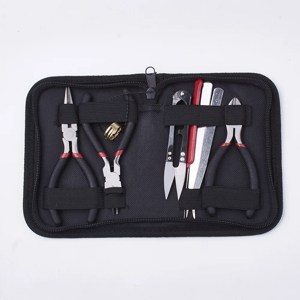 DIY Making Jewelly Pliers Eight-Piece Set with Tool Kit Jewelry Accessories Hardware Tools jewelry making Handmade
DIY Making Jewelly Pliers Eight-Piece Set with Tool Kit Jewelry Accessories Hardware Tools jewelry making Handmade