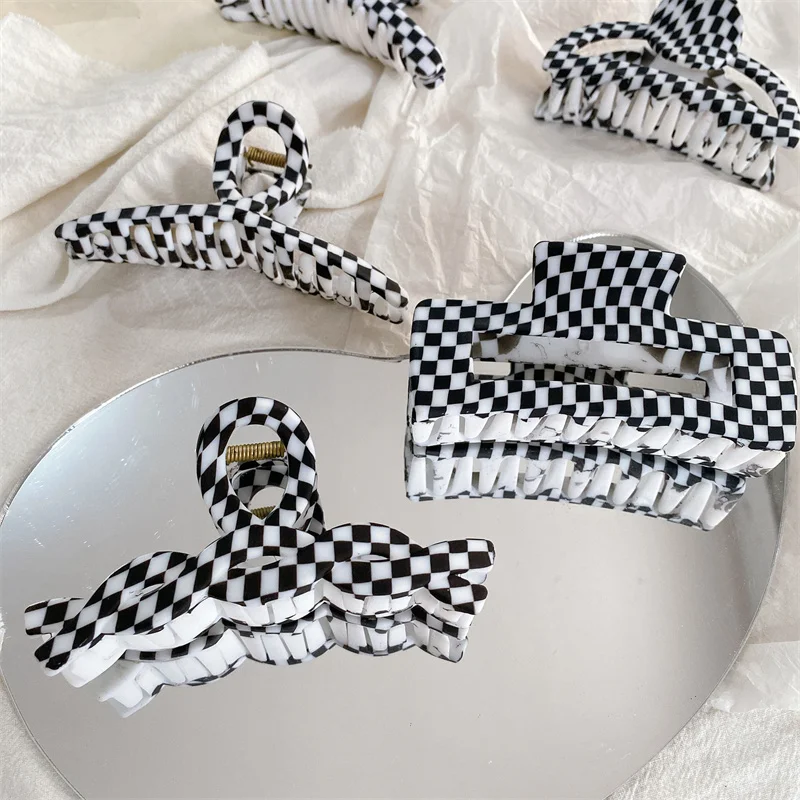 Milk Cow Color Geometric Large Hair Claws Women Girls Vintage Hollow Acrylic Hairpins Acetate Hair Clips Crab Hair Accessories
Milk Cow Color Geometric Large Hair Claws Women Girls Vintage Hollow Acrylic Hairpins Acetate Hair Clips Crab Hair Accessories