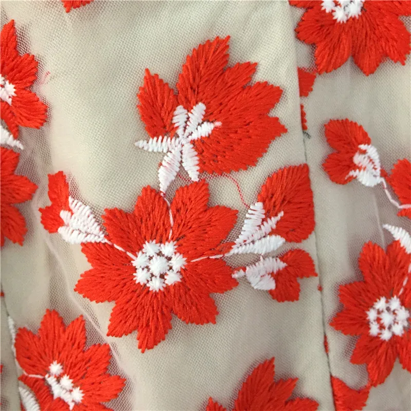 Designer 2020 Women's Fashion Summer Mini Dress V-neck Half sleeve Splice Gauze Embroidery Yellow Party Leisure Dresses New
Designer 2020 Women's Fashion Summer Mini Dress V-neck Half sleeve Splice Gauze Embroidery Yellow Party Leisure Dresses New