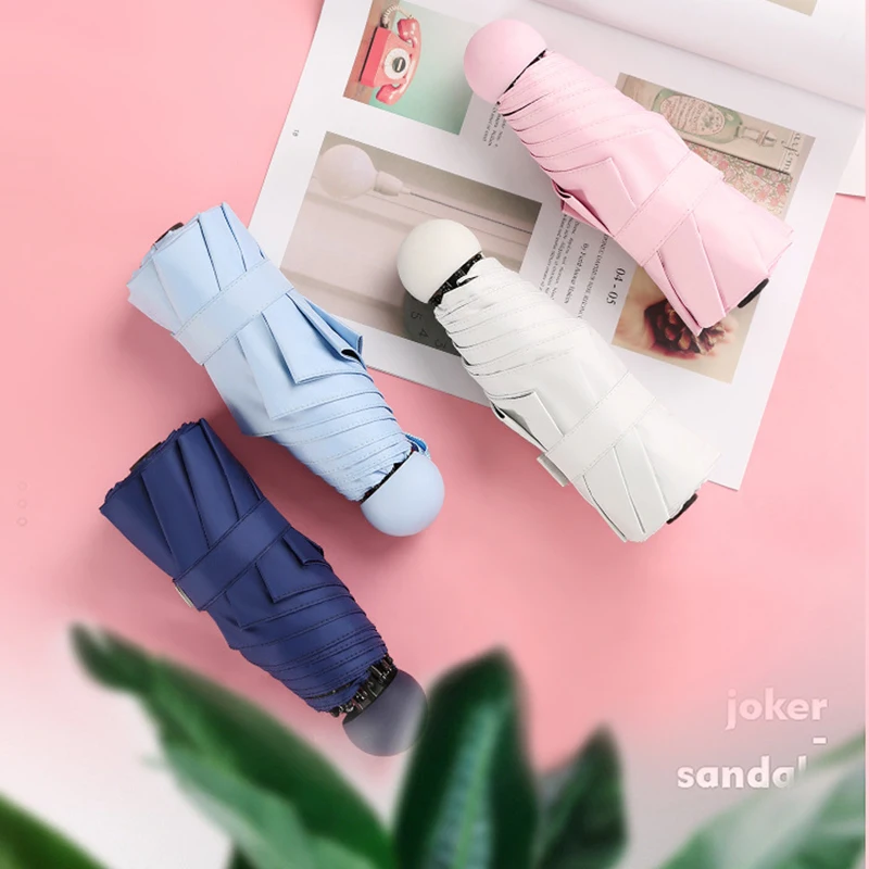 20cm Mini Capsule Umbrella Five-folding Sun Protection Anti-UV Pocket Umbrella Simple Lightweight MC889
20cm Mini Capsule Umbrella Five-folding Sun Protection Anti-UV Pocket Umbrella Simple Lightweight MC889