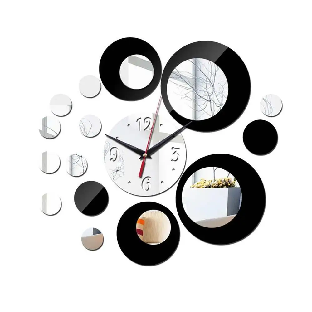 Removable Clock Home Decor Sticker Black Round Mirror Sticker Room Surface Office 3D Large DIY
Removable Clock Home Decor Sticker Black Round Mirror Sticker Room Surface Office 3D Large DIY