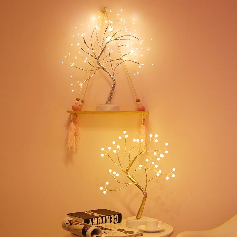 LED Copper Wire Night Light Tree Fairy Lights Home Decoration Night Lamp For Bedroom Bedside Table Lamp USB And Battery Operated
LED Copper Wire Night Light Tree Fairy Lights Home Decoration Night Lamp For Bedroom Bedside Table Lamp USB And Battery Operated