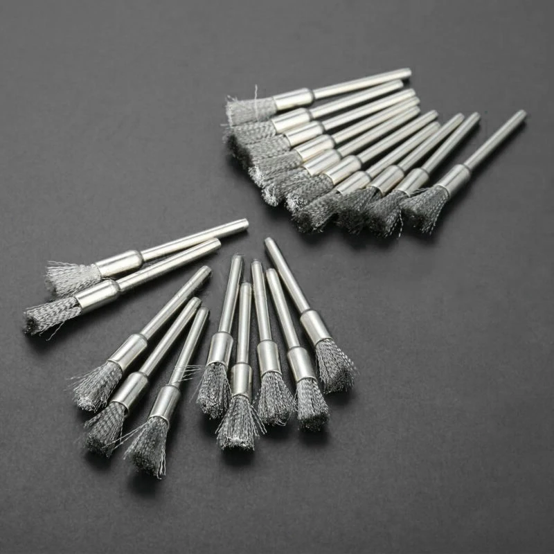 3mm Shank Wire brushes Accessories DIY craft Stainless steel 60 pcs/Set Grinding Polishing
3mm Shank Wire brushes Accessories DIY craft Stainless steel 60 pcs/Set Grinding Polishing