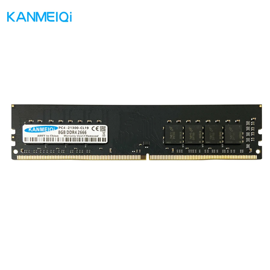 KANMEIQi DDR4 16 Гб 2133/2400/2666 памяти Оперативная память Memoria модуль настольных