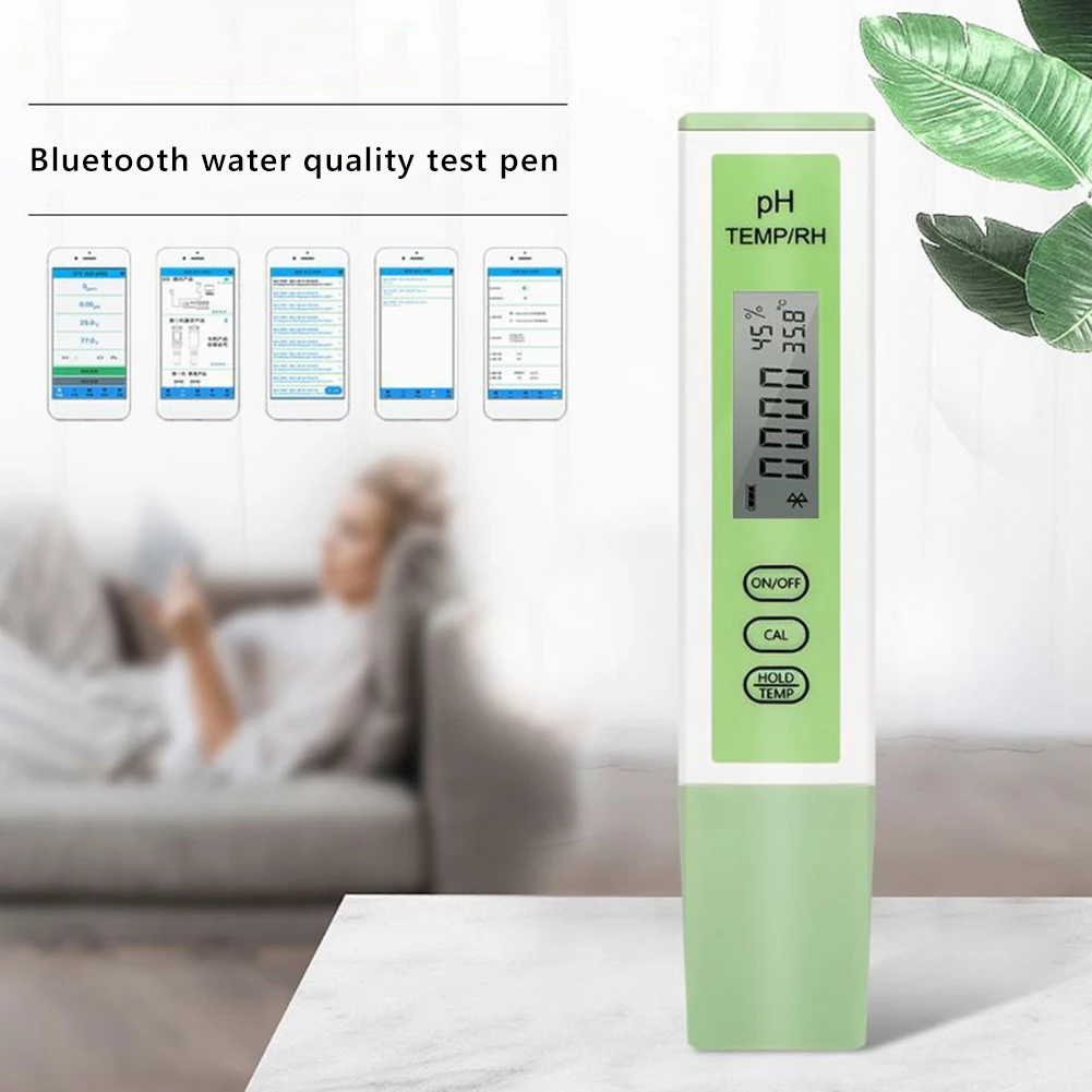 Измеритель PH Pen 0,01, высокоточный цифровой тестер качества воды RH, Bluetooth-совместим с диапазоном измерений 0-14
Измеритель PH Pen 0,01, высокоточный цифровой тестер качества воды RH, Bluetooth-совместим с диапазоном измерений 0-14