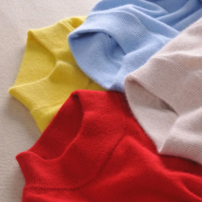 Slim Fashion Cashmere Blended Knitted Sweater Autumn Winter Turtleneck Pullovers Female Long Sleeve Solid Color Women Tops
Slim Fashion Cashmere Blended Knitted Sweater Autumn Winter Turtleneck Pullovers Female Long Sleeve Solid Color Women Tops