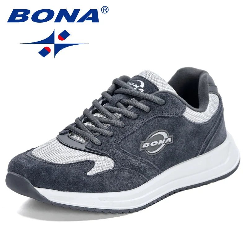 BONA 2021 New Designers Suede Sneakers Men Breathable Casual Running Shoes Man Non-slip Walking Shoes Lace-up Sports Shoes Comfy
BONA 2021 New Designers Suede Sneakers Men Breathable Casual Running Shoes Man Non-slip Walking Shoes Lace-up Sports Shoes Comfy